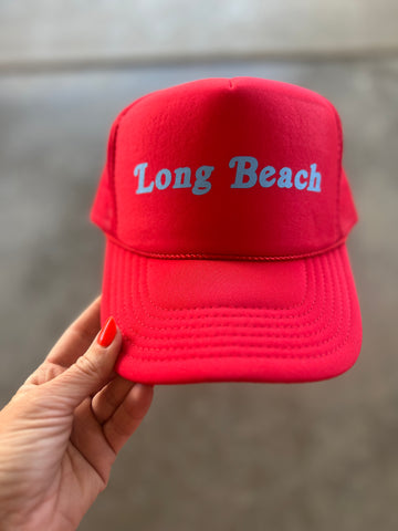 LONG BEACH trucker hat